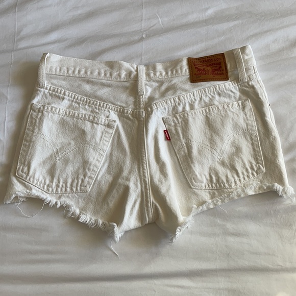 Levi's Pants - White Levi’s shorts